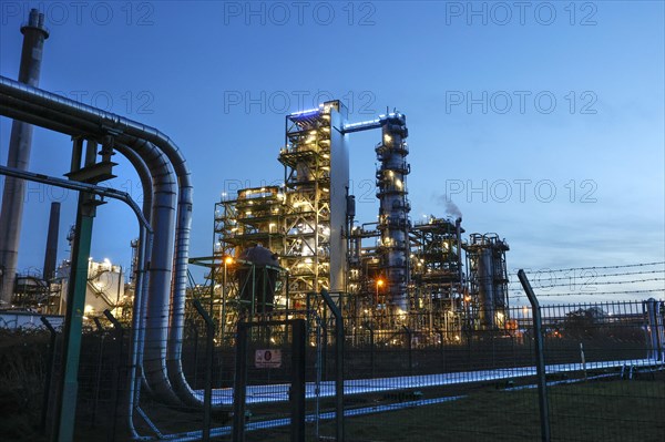 Bp Ruhr Öl GmbH refinery in Gelsenkirchen Horst, 10 April 2022