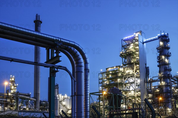 Bp Ruhr Öl GmbH refinery in Gelsenkirchen Horst, 10 April 2022