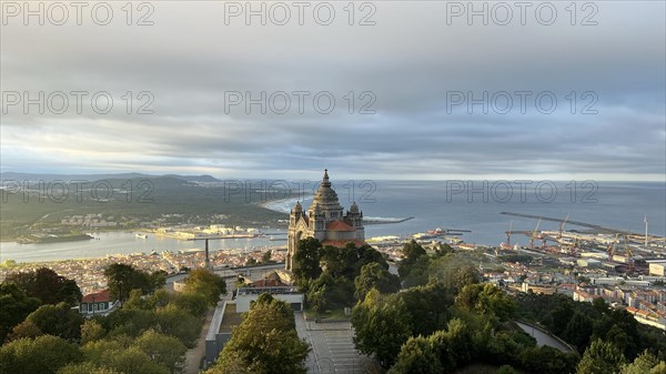 Panorama, Skyline, Church, Santuario de Canta Luzia, Montanha de Santa Luzia, Viana do Castelo,