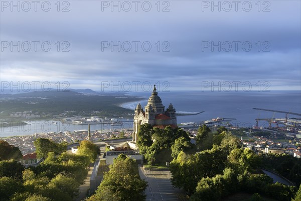 Panorama, Skyline, Church, Santuario de Canta Luzia, Montanha de Santa Luzia, Viana do Castelo,
