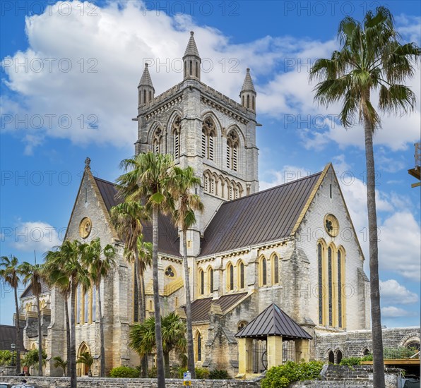 Anglican Cathedral of the Holy Trinity inside Hamilton Bermuda