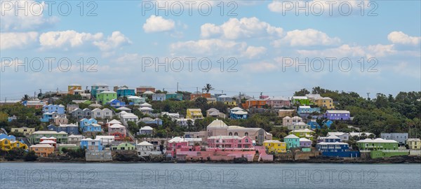 Colourful houses Bermuda