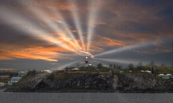 Lighthouse Bermuda evening mood