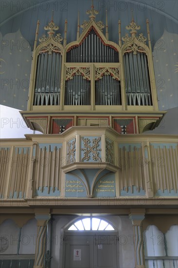 Organ of the Evangelical Reformed Church of Krummhörn-Rysum, Germany, Europe