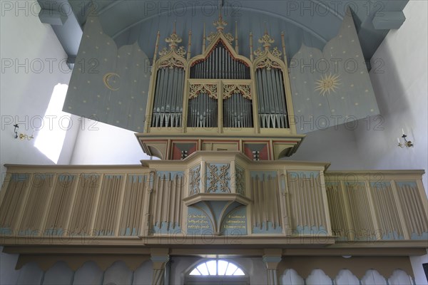 Organ of the Evangelical Reformed Church of Krummhörn-Rysum, Germany, Europe