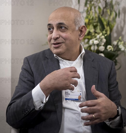 Karl Guha, Chairman of the Supervisory Board of ING, pictured during the World Economic Forum in