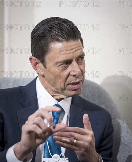 Scott C. Nuttall, CEO KKR, Kohlberg Kravis Roberts & Co, pictured during the World Economic Forum