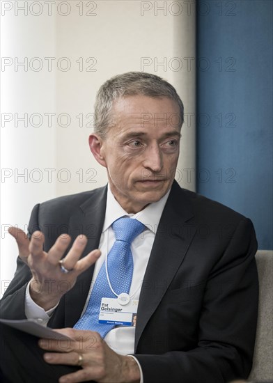 Patrick Paul (Pat) Gelsinger, CEO Chief Executive Officer Intel, pictured during the World Economic