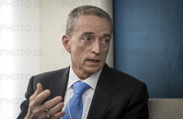 Patrick Paul (Pat) Gelsinger, CEO Chief Executive Officer Intel, pictured during the World Economic