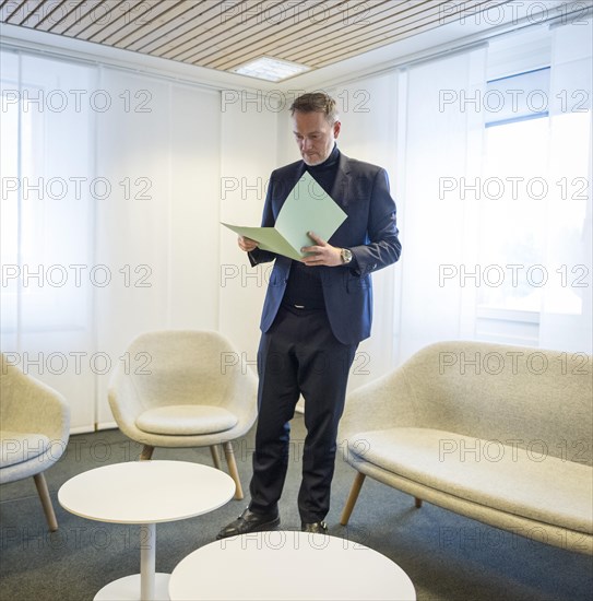 Christian Lindner (FDP), Federal Minister of Finance, photographed during his participation in the