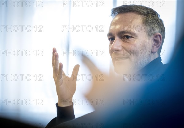 Christian Lindner (FDP), Federal Minister of Finance, photographed during his participation in the