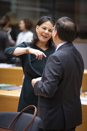 Annalena Bärbock, (Green) Federal Foreign Minister, takes part in the Council on Foreign Relations.