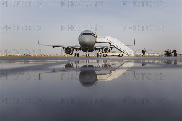 Aircraft A321 of the air force, photographed during an unscheduled stop in Jeddah, 24 January 2024.