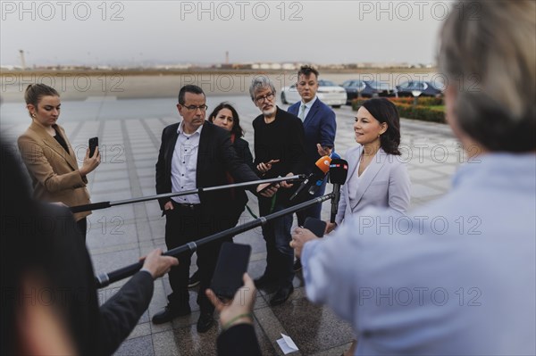 Annalena Bärbock (Alliance 90/The Greens), Federal Foreign Minister, photographed during a press