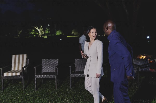 (L-R) Annalena Bärbock (Alliance 90/The Greens), Federal Foreign Minister, and William Samoei Ruto,
