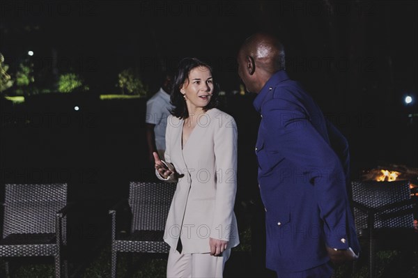 (L-R) Annalena Bärbock (Alliance 90/The Greens), Federal Foreign Minister, and William Samoei Ruto,