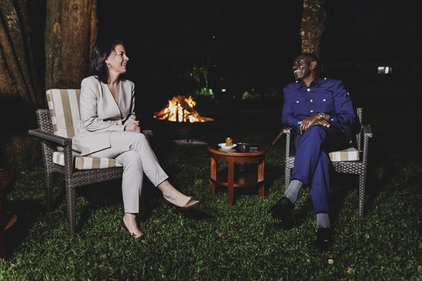 (L-R) Annalena Bärbock (Alliance 90/The Greens), Federal Foreign Minister, and William Samoei Ruto,