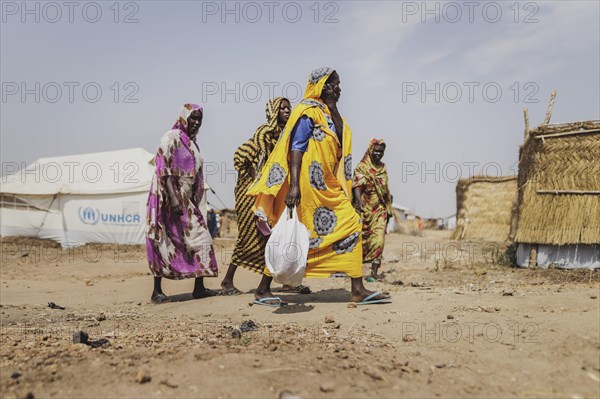 Residents of the Gorom refugee settlement southwest of Juba, 26 Jan. 2024 / Photographed on behalf