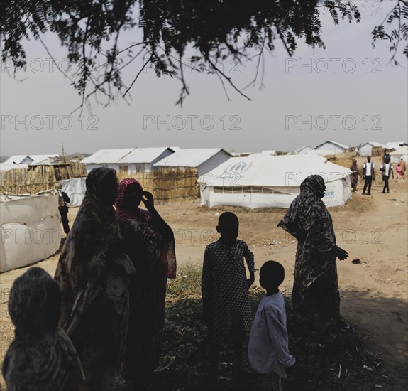 Residents of the Gorom refugee settlement southwest of Juba, 26 Jan. 2024 / Photographed on behalf