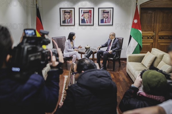 (L-R) Annalena Bärbock (Alliance 90/The Greens), Federal Foreign Minister, and Ayman Safadi,