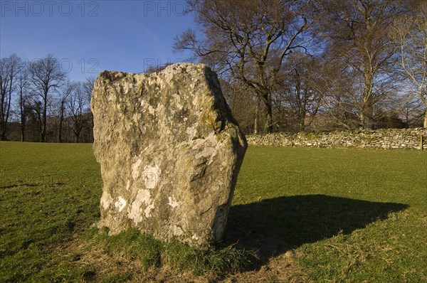 Megalithic stone circle at Kinnell, near Killin, Perthshire, Scotland, UK
