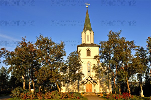 Traditional wooden church at Ornes, north-west Norway