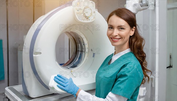 AI generated, RF, woman, woman, doctor, doctors, female doctor, 30, 35, years, attractive,