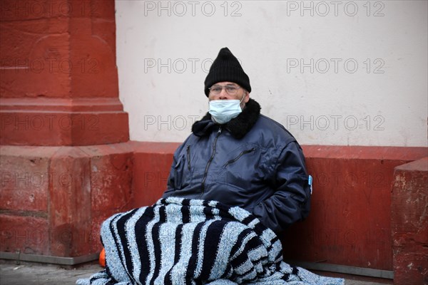 Mannheim, December 2020: Homeless in times of corona. The coronavirus pandemic is exacerbating the