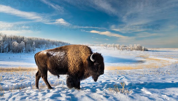 AI generated, animal, animals, mammal, mammals, biotope, habitat, one, individual animal, foraging,