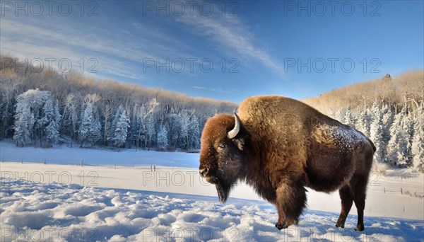 AI generated, animal, animals, mammal, mammals, biotope, habitat, one, individual animal, foraging,