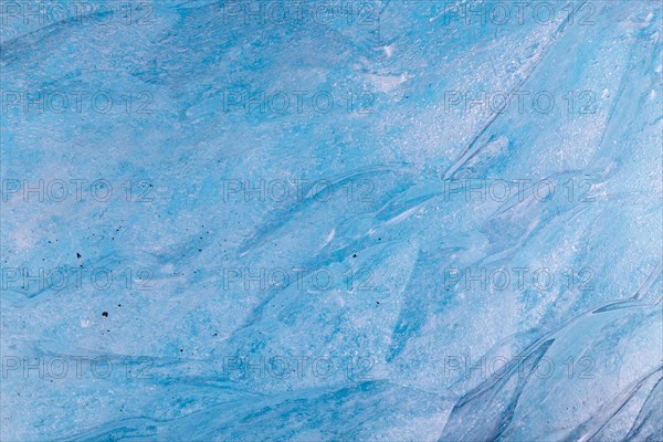 Ice structure in a glacier cave, winter, Morteratsch Glacier, Pontresina, Engadin, Grisons,