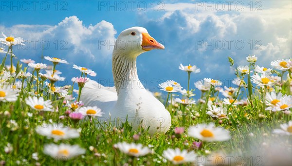 AI generated, animal, animals, bird, birds, biotope, habitat, one, individual, foraging, wildlife,