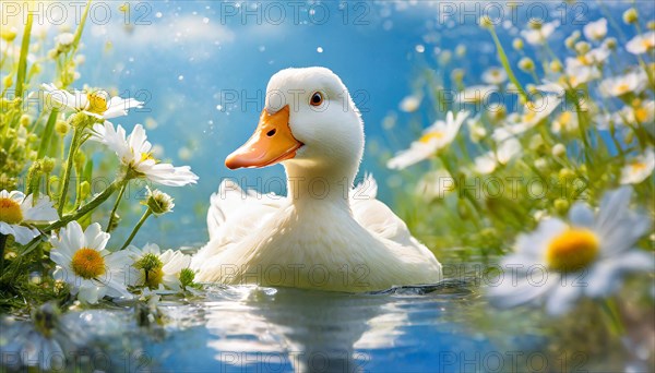 AI generated, animal, animals, bird, birds, biotope, habitat, one, individual, foraging, wildlife,