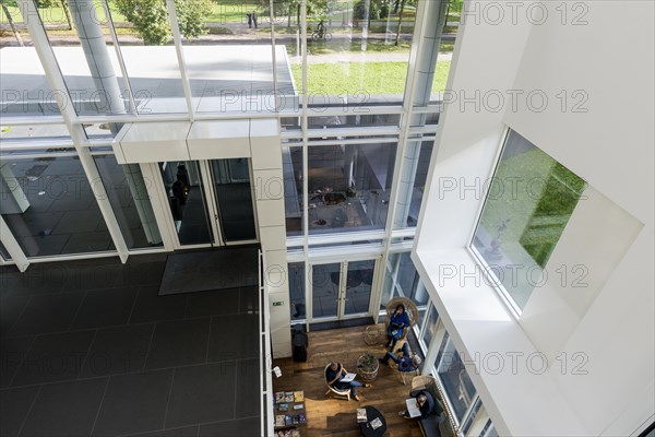 Interior view, Museum Frieder Burda, artworks by Karin Kneffel, architect Richard Meier,
