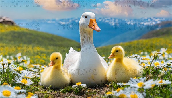 AI generated, animal, animals, bird, birds, biotope, habitat, one, individual, foraging, wildlife,