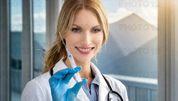 AI generated, RF, woman, woman, doctor, female doctor, 25, 30, years, attractive, attractive,