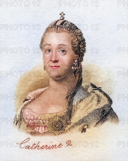 Catherine II the Great Ekaterina (Catherine) II. Alekseyevna of Russia 1729-1796 German-speaking