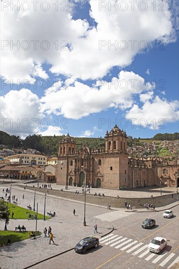 Historic Cathedral of Cusco or Cathedral Basilica of the Assumption of the Virgin Mary at Plaza de