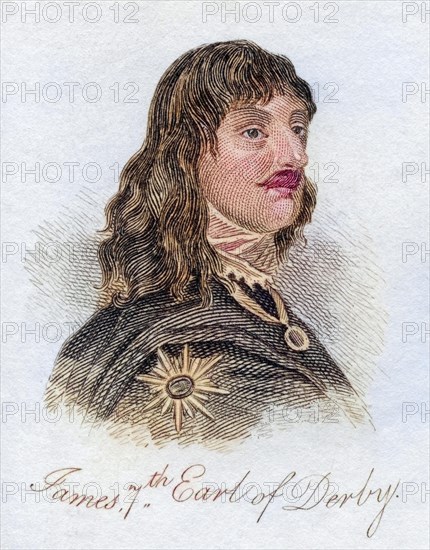 James Stanley 7th Earl of Derby 1607 1651 alias Baron Strange byname Great Earl of Derby Prominent