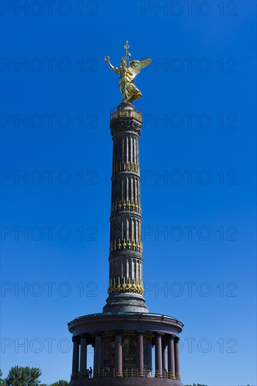 The Victory Column on the Strasse des 17. Juni, monument, sculpture, golden, gold, angel, sight,