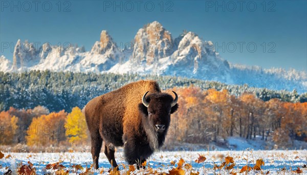 AI generated, animal, animals, mammal, mammals, biotope, habitat, one, individual, foraging,