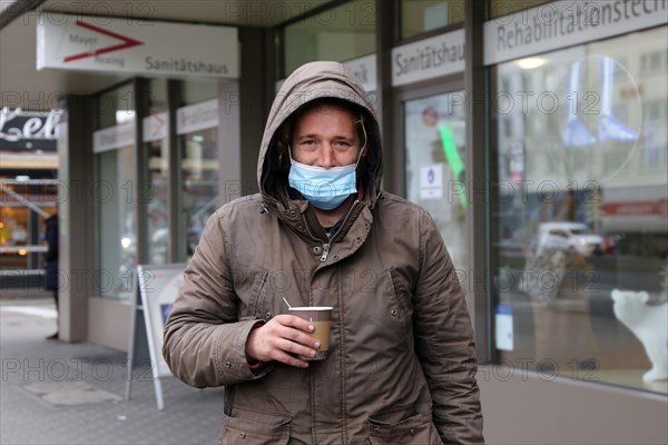 Mannheim, December 2020: Homeless in times of corona. The coronavirus pandemic is exacerbating the