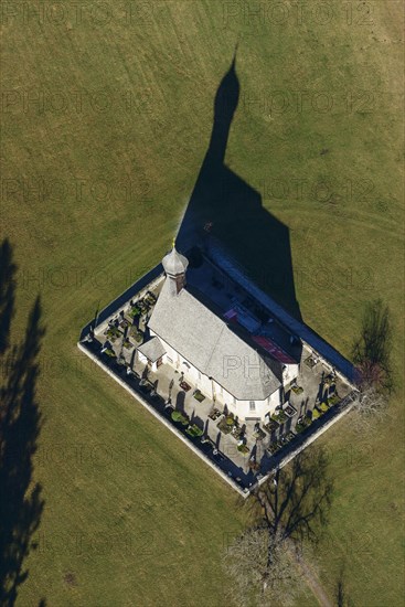 Church of St James the Elder, Montgolfiade Tegernsee Valley, Balloon Week Tegernsee, near Weyarn,