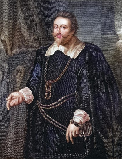 Francis Cottington Baron Cottington of Hanworth, c. 1579-1652, English Lord Chamberlain and