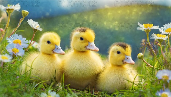 KI generated, animal, animals, bird, birds, biotope, habitat, one, single animal, foraging,