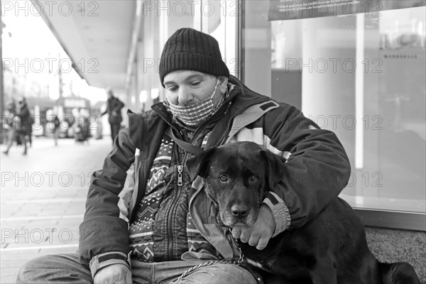Mannheim, December 2020: Homeless in times of corona. The coronavirus pandemic is exacerbating the