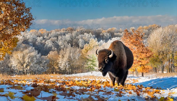 AI generated, animal, animals, mammal, mammals, biotope, habitat, one, individual, foraging,