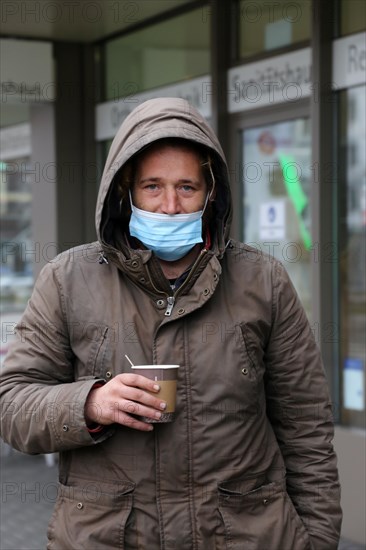 Mannheim, December 2020: Homeless in times of corona. The coronavirus pandemic is exacerbating the