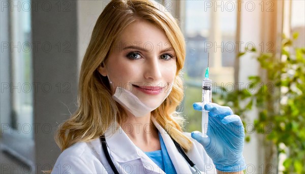 AI generated, RF, woman, woman, doctor, female doctor, 25, 30, years, attractive, attractive,