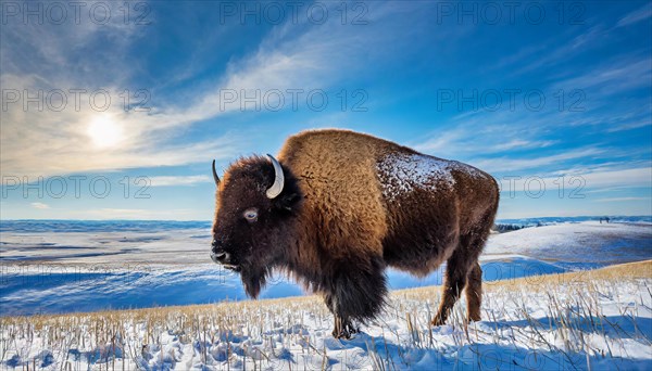 AI generated, animal, animals, mammal, mammals, biotope, habitat, one, individual animal, foraging,